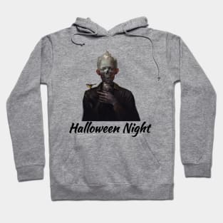 Happy Halloween night horror t-shirt design Hoodie